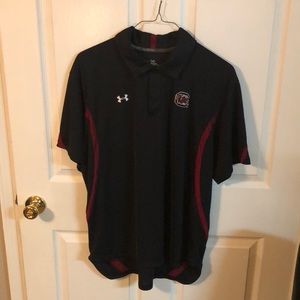 Under Armour Gamecocks sideline Polo. Duck tail back. Smoke Free Home. L
